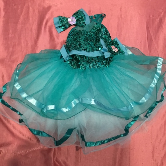 Weissman Other - Weissman Ballet Pageant Tutu Dress Dance Costume Child Teal 👗 Sz sc